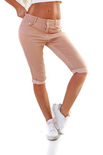 OSAB-Fashion 11036 Damen Caprihose Capri Hose Sommer Pants 3/4Hose Slimfit auch Übergrößen von OSAB-Fashion