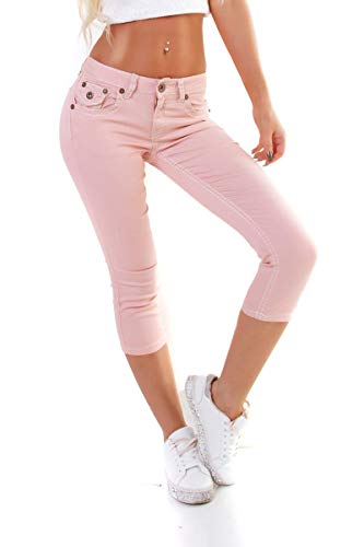 OSAB-Fashion 34951 Damen Jeans Hose Capri-Style 7/8-Länge Skinny Slimfit Low-Waist von OSAB-Fashion