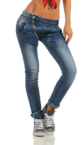 OSAB-Fashion 4230 MOZZAAR Damen Jeans Hose Röhre Haremshose Baggy Boyfriend Übergrössen von OSAB-Fashion