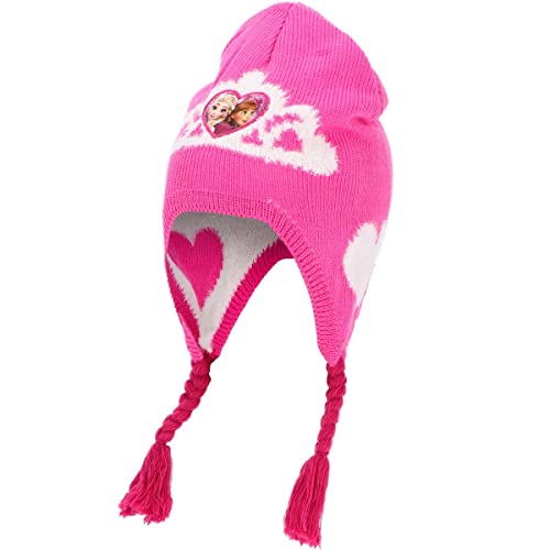 OSAB 44011 Kinder Baby Beanie Winter-Mütze Ohrenschützer Frozen Die Eiskönigin (as3, Numeric, Numeric_52, 1-pink, 52) von OSAB