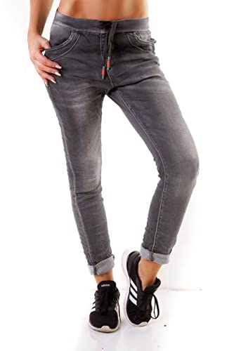 OSAB N14441 Damen Jeans Hose Boyfriend Haremsjeans Gummibund Jogg-Style Pants von OSAB