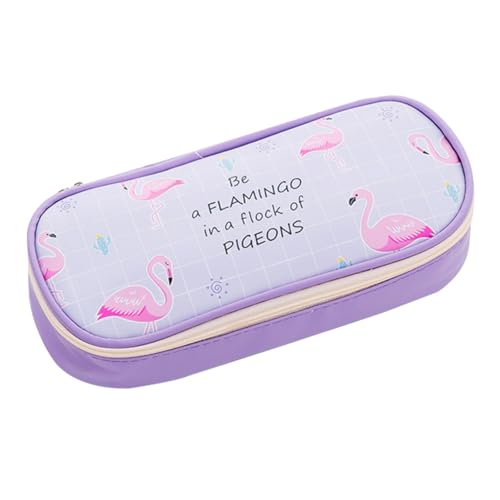 OSALADI 1 Stück Cartoon Pencil Case Große Kapazität PU Stiftetui mit Reißverschluss Multifunktionale Aufbewahrungstasche für Schreibwaren OSALADI 1 Stück Cartoon Pencil Case Große Kapazität PU Stiftetui mit Reißverschluss Multifunktionale Aufbewahrungstasche für Schreibwaren von OSALADI