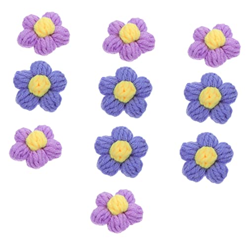 OSALADI 10 Stück Handgefertigte Teiliges Puff Broschen Haarschmuck Diy Zubehör Accessoires für Kleidung und Dekoration Sicher und Attraktiv Verschiedenen Farben Zufällige von OSALADI
