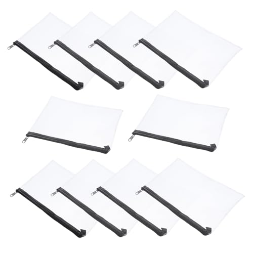 OSALADI 10 Stück Multifunktionale Stiftetasche für Schule Make Up Kosmetik Toilettenartikel für Prüfungen Leicht und Tragbar Format von OSALADI