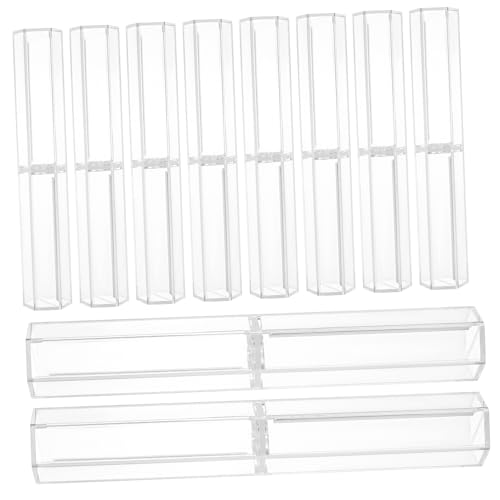 OSALADI 10 Stück Sechseckige Stiftboxen Teiliges Transparente Acryl Stiftaufbewahrung für Geschenkverpackung und Schreibwarenorganisation für Studenten und Profis OSALADI 10 Stück Sechseckige Stiftboxen Teiliges Transparente Acryl Stiftaufbewahrung für Geschenkverpackung und Schreibwarenorganisation für Studenten und Profis von OSALADI
