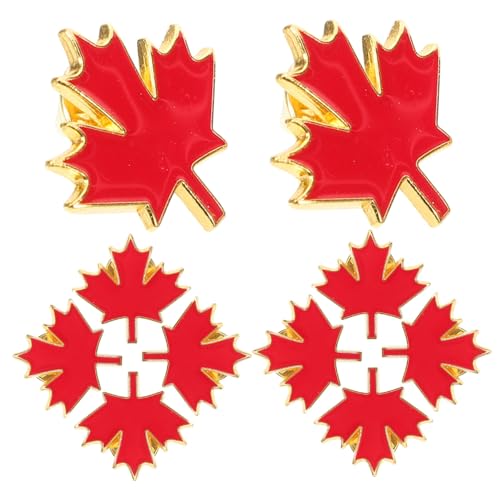 OSALADI 10 Stück Teiliges Ahornblatt Broschen für Damen Langlebige Metall Anstecknadeln mit Kreativer Form Vielseitig Tragbar an Kleidung Schal Hut und Taschen Dekorative Herbst von OSALADI