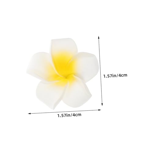 OSALADI 10 Stück Teiliges Hawaii Plumeria Haarspangen Eva Schaumstoff Künstliche Tropische Blumen Haarschmuck für Damen für Strandparty Luau Hochzeit und Alltag von OSALADI