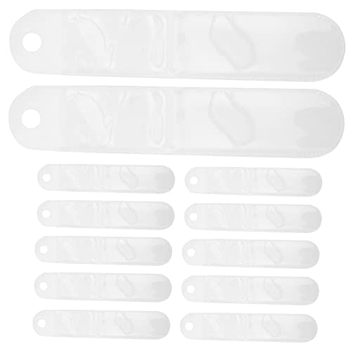 OSALADI 100 Stück Transparente Stiftbeutel Kappe Stiftbeutel klar schlank tragbar Stifttasche Stifthaltertasche Tasche Stiftetui Stiftorganisator Stifthülsen Füllfederhalteretuis Papier von OSALADI
