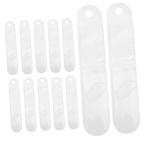 OSALADI 100 Stück Transparente Stiftbeutel schlank Stiftbeutel klar tragbar Einzel Fall Halter für Stifttaschen Füllfederhalteretuis Taschenstifthalter Stifttaschen für Perlenstifte Papier von OSALADI