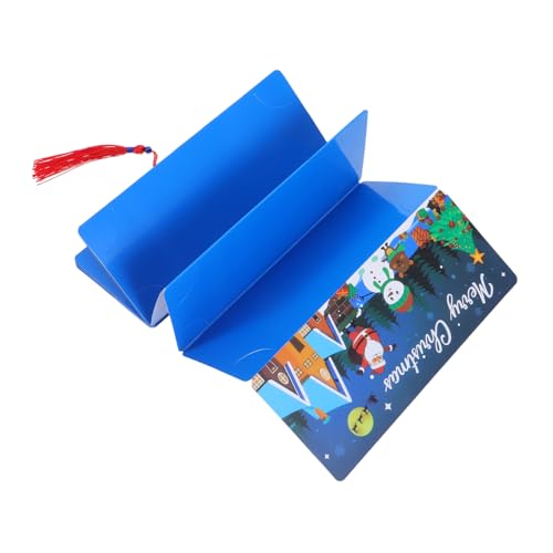 OSALADI 12 Stück Teiliges Weihnachts-geldhalter Fächern Stabiler Papier-Cash-Organizer in Festlichem Design Handlich und Tragbar als Geschenkumschlag für Bargeld und Karten zu Xmas-Partys von OSALADI