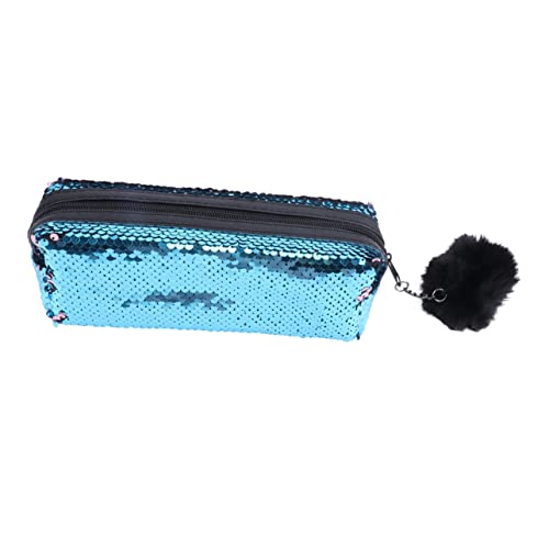 OSALADI 1stück Glitzerndes Federmäppchen Im Meerjungfrauen-Stil Multifunktionale Stiftetasche Für Geeignet Aufbewahrung Von Schreibwaren Kosmetik Und Blau von OSALADI