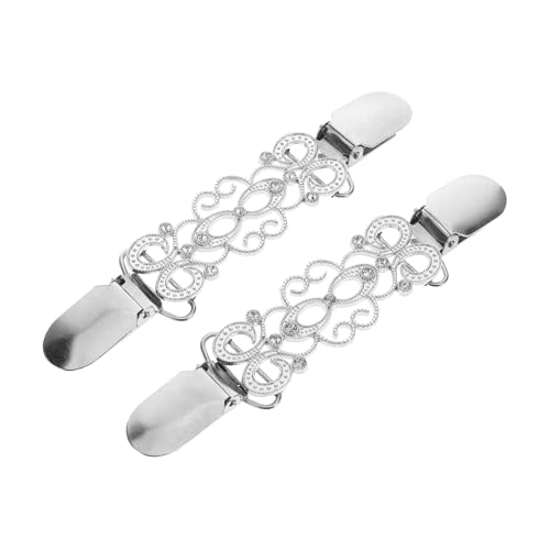 OSALADI 2 Cinch-clips Für Hemden: Retro-cardigan-clips Für Damen – Pullover-schal-cincher Legierung Mit Eingearbeiteten Strasssteinen Für Partys Und Reisen OSALADI 2 Cinch-clips Für Hemden: Retro-cardigan-clips Für Damen – Pullover-schal-cincher Legierung Mit Eingearbeiteten Strasssteinen Für Partys Und Reisen von OSALADI