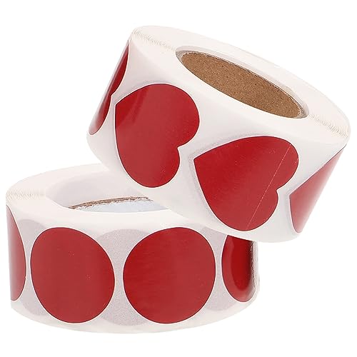 OSALADI 2 Rollen Körper Bräunungsaufkleber Abnehmbar Selbstklebend für Sonnenbaden Herzförmiger und Runder Ausführung für Frauen zur Farbgebung Beim Sonnenbaden von OSALADI