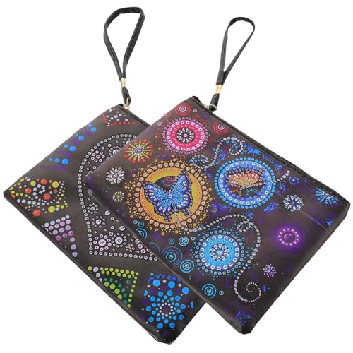 OSALADI 2 Sätze Damen Handtaschen Abendtasche mit Reißverschluss Rhinestone Vielseitige Umhängetasche für Partys und Alltag für und Diy OSALADI 2 Sätze Damen Handtaschen Abendtasche mit Reißverschluss Rhinestone Vielseitige Umhängetasche für Partys und Alltag für und Diy von OSALADI