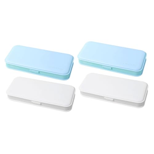 OSALADI 2 Sätze Schreibwaren-Box Pädiprotect Schutzzelt Zeichnertasche Stiftehalter Pencil Holder Organiser Schreibwarenkoffer Für Studenten Aufbewahrungsbox Für Stifte Etui Pp 2 Stück * 2 von OSALADI