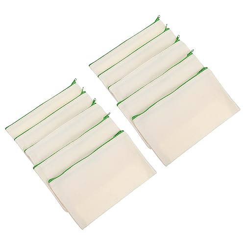 OSALADI 2 Sätze Teiliges Canvas Federmäppchen Große Kapazität Stifttasche Robustem Segeltuch Vielseitig Als Handliche Kosmetiktasche Und Schüler Etui Für Stifte Lineal 10 Stück * 2 von OSALADI