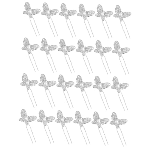 OSALADI 2 Sets Klassischer Stil Haarnadel Weiß Haarstab Imitation Für Hochzeitsbankett 12 Stück * 2 von OSALADI