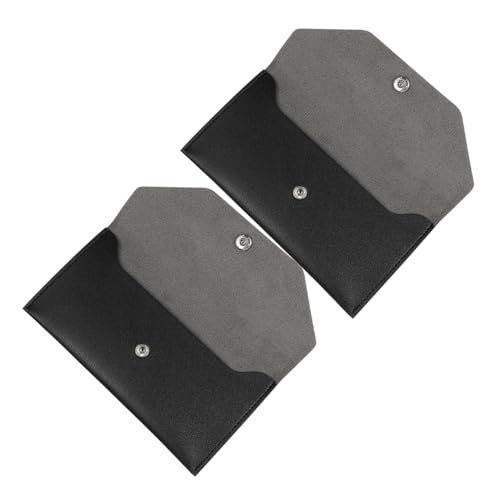 OSALADI 2 Stück Budget Umschlag Geldbörse aus Kunstleder Wiederverwendbarer Geldbeutel mit Organizer für Bargeld und Quittungen Damen Portemonnaie Handlich und Praktisch von OSALADI