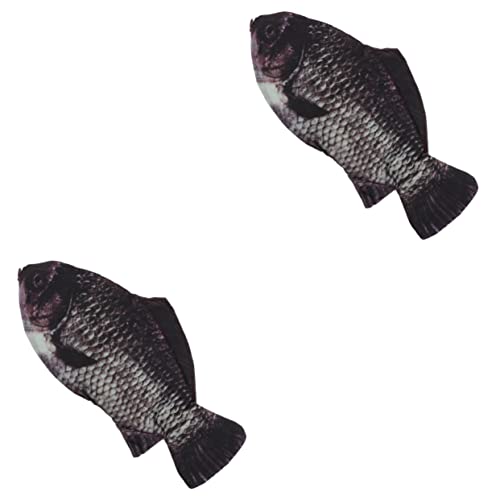 OSALADI 2 Stück Kreative Fischform Stifttasche mit Reißverschluss Langlebig und Leicht zu Reinigen Großer Stauraum für Schreibwaren Praktischer Organizer für Schule und Studium Originelles von OSALADI
