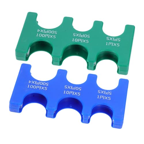 OSALADI 2 Stück Münzhalter Kunststoff Hartschale Münzsortierer mit Fächern für Japanische Yen Kompakter Münzgeld Organizer Tragbar für Brieftasche und Geldbörse Damen von OSALADI