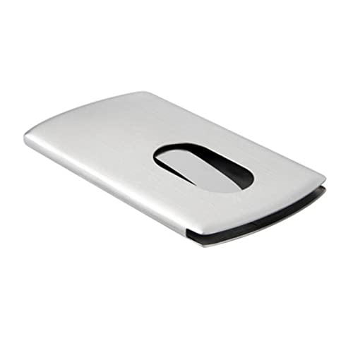 OSALADI 2 Stück Tragbare Ausziehbare Visitenkartenhalter Silber Business Kartenetui für Karten Id Kreditkarten Organizer Rutschdesign OSALADI 2 Stück Tragbare Ausziehbare Visitenkartenhalter Silber Business Kartenetui für Karten Id Kreditkarten Organizer Rutschdesign von OSALADI