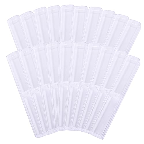 OSALADI 20stücke Teiliges Transparenter Stifthalter Und Kugelschreiber-organizer Stabile Aufbewahrungsbox Für Füllfederhalter Geschenkverpackung Vielseitig Einsetzbar von OSALADI
