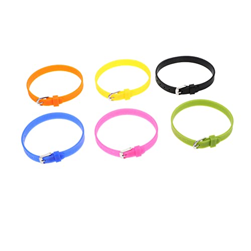 OSALADI 24 Stk Armband uhrenarmbänder Uhrenschnalle Silikon Bands Smartwatch für Kinder buntes Band verstellbare Handgelenkbänder Sanft Handschlaufe Verlängerungsgürtel schmücken Anschauen von OSALADI