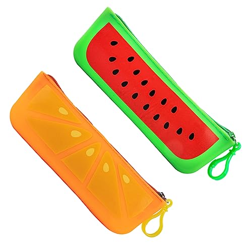 OSALADI 2stücke Kreative Federmäppchen Für Studenten Großer Für Stifte Bleistifte Und Schreibwaren Süßes -Design Wassermelone von OSALADI