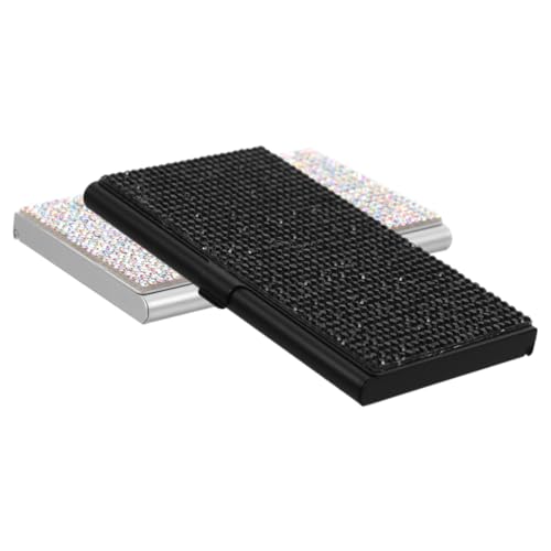 OSALADI 2stücke Eleganter Rhinestone Visitenkartenhalter Aluminiumlegierung Tragbarer Kartenetui Für Und Stilvoller Metallischer Kartenhalter Im Taschenformat OSALADI 2stücke Eleganter Rhinestone Visitenkartenhalter Aluminiumlegierung Tragbarer Kartenetui Für Und Stilvoller Metallischer Kartenhalter Im Taschenformat von OSALADI