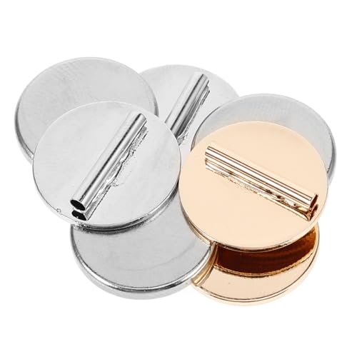 OSALADI 3 Sätze Brosche -magnetschnalle Magnetnadelbroschenwandler Multifunktionsmagnetische Brosche Magnete, Kleidungsklammern Magnetbrosche-konverter Brosche Zubehör Metall 4 Paare * 3 von OSALADI