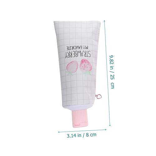 OSALADI 4 Stück Zahnpasta Federmäppchen Aus Pu Großes Und Praktisches Stiftemäppchen Für Schüler Und Reißfest Ästhetische Federtasche Für Mädchen Und Frauen von OSALADI