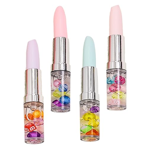 OSALADI 4 Stück Kreativer Lippenstift Gelstift mit Verschiedenen Designs Schreibutensilien für Schüler und Studenten Perfektes für Kreative Köpfe von OSALADI