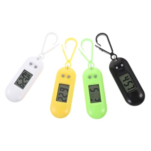OSALADI 4 Stück LED Clip Uhren Schlüsselanhänger mit Elektronischer Anzeige Lustige Hängeuhren für Rucksack oder Gürtel Farblich Sortiert Einfach Ablesbar und Langlebig Zufällige Farbe OSALADI 4 Stück LED Clip Uhren Schlüsselanhänger mit Elektronischer Anzeige Lustige Hängeuhren für Rucksack oder Gürtel Farblich Sortiert Einfach Ablesbar und Langlebig Zufällige Farbe von OSALADI