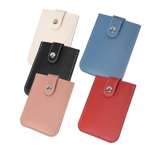 OSALADI 5stücke Ausziehbarer Karten-Organizer Mit Verdecktem Design Aus Pu-Materialien Gefertigt Mit Mehreren Fächern Für Unterschiedliche Karten Und Ausweistypen Leicht Und Tragbar von OSALADI