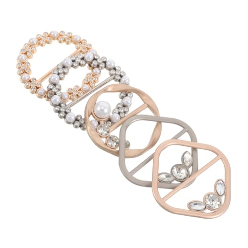 OSALADI 5 Stück Taillen adjustierung Clips aus Metall für Damen Stilvolle Runde Hemd clips zum Fixieren und Knoten Lockerer Oberteile Vielseitige Kleidung Accessoires für Alltag und von OSALADI