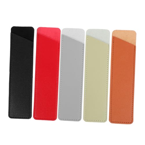 OSALADI 5stücke Lederetui Für Kugelschreiber Stifthülle Aus Leder Stiftschutzhülle Für Füllfederhalter Kleine Und Leichte Stiftetaschen Zum Verpacken OSALADI 5stücke Lederetui Für Kugelschreiber Stifthülle Aus Leder Stiftschutzhülle Für Füllfederhalter Kleine Und Leichte Stiftetaschen Zum Verpacken von OSALADI