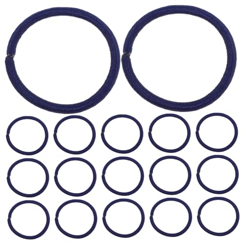 OSALADI 50stücke Elastische Haargummis Aus Nylon Für Erwachsene Und Junge Mädchen Für Blau Zu Allen Haartypen Für Sport Und Freizeit von OSALADI