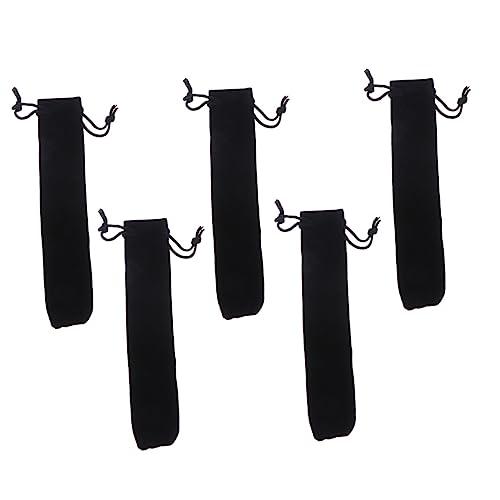OSALADI 5Stücke Stiftetui Drawstring Bleistifthalter für Schwarz für Schule Robustem Material Stylisches und Zubehör von OSALADI