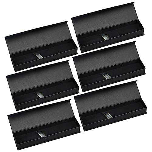 OSALADI 6 Stück Teiliges Set Einzelner Füllfederhalter Etuis Robustem Material Kompakt Tragbar mit Einzigartigem Design als Geschenkbox für Büro Schule und Festivals von OSALADI
