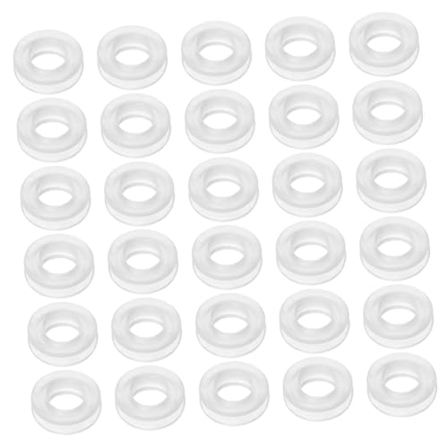 OSALADI 60 Stück Ohrclip -Waschmaschine Ohrring-Kissen Clip auf der Rückseite der Ohrringe Ohrpolster-Kissen zum Anklipsen Clip-Ohrring-Pads Ohrclips-Zubehör Kieselgel Transparent von OSALADI