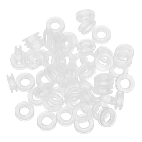 OSALADI 60 Stück Silikon Ohrclip Polster O-förmig Anti-rutsch Ohrclip Zubehör für Frauen und Mädchen ohne Ohrlöcher Hypoallergen Druckfrei Kompatibel Reisegeeignet von OSALADI