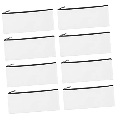 OSALADI 8stücke Teiliges Reise-kosmetiktaschen Blankem Canvas Für DIY Multifunktionale Kultur Und Schminktaschen Für Reisen Leicht Und Robust Für Persönliche Pflegeartikel Und von OSALADI