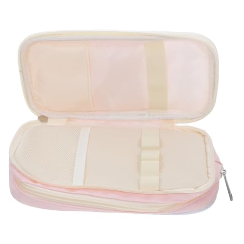 OSALADI Großer Kapazität Federmäppchen Für Schule Und Büro Praktische Aufbewahrungstasche Mit Mehreren Fächern Für Schüler Studenten Und Erwachsene von OSALADI