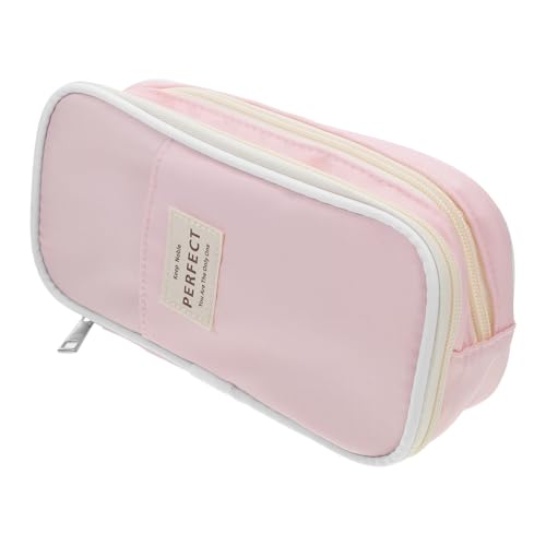 OSALADI Federmäppchen Groß Mit Organizer Für Schreibwaren Tragbare Tasche Aus Strapazierfähigem Material Für Schule Und Reisen Mit Reißverschluss Für Sichere Aufbewahrung von OSALADI