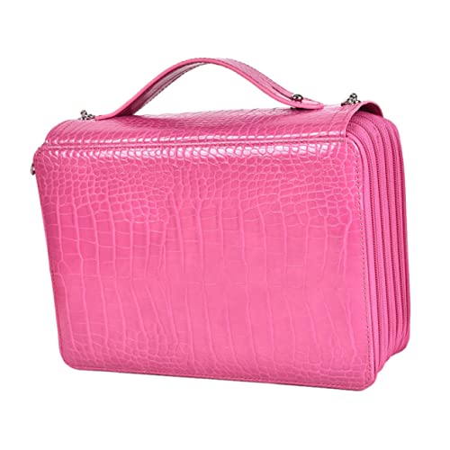 OSALADI Federmäppchen Aus Pu Schreibwarenhalter Mit Großem Fassungsvermögen Bleistiftaufbewahrungshalter Stiftetasche Für Kugelschreiber Zeichenstifte Und Füllfederhalter Einfach Und von OSALADI