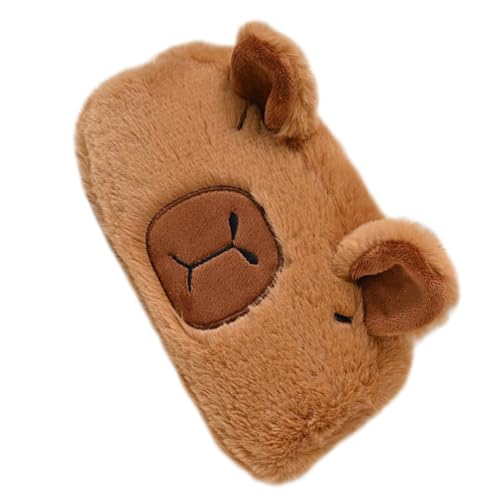 OSALADI Bleistiftbeutel aus Plüsch Niedlicher Cartoon Organizer für Schreibwaren Tragbarer Bleistifthalter mit Großer Kapazität für Schule und Tägliche Nutzung von OSALADI