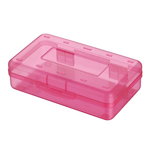 OSALADI Bleistiftkoffer Briefpapier Schreibwaren Klein Fall Bleistifte Federmäppchen Kunststoff Etui Federmäppchen Bleistiftfälle Marker-Organizer Für Rot Plastik OSALADI Bleistiftkoffer Briefpapier Schreibwaren Klein Fall Bleistifte Federmäppchen Kunststoff Etui Federmäppchen Bleistiftfälle Marker-Organizer Für Rot Plastik von OSALADI