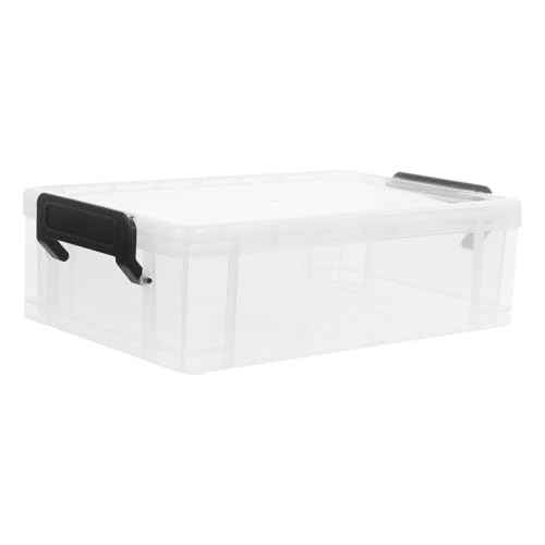 OSALADI Box Transparentes Federmäppchen Hartes Federmäppchen Buntstift Organizer Zeichen Organizer Kunststoff Federmäppchen Federmäppchen Mit Deckel Farbstift Organizer Schreibwaren von OSALADI