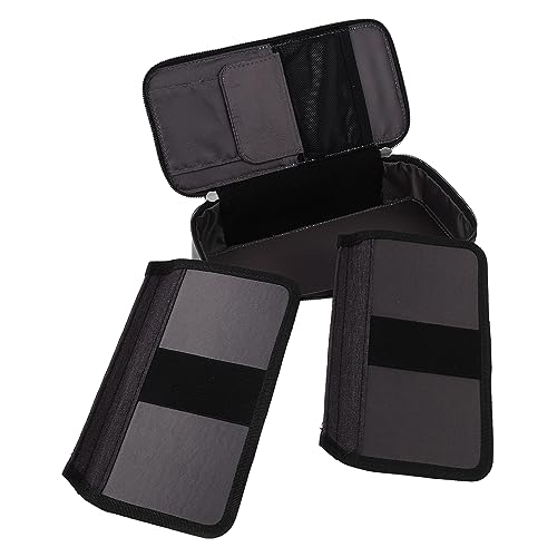 OSALADI Reißverschluss-schreibwarentasche Aus Hochwertigen Materialien Großes Federmäppchen Zum Aufbewahren Von Kugelschreibern Und Füllfederhaltern Doppellagig Einfarbig Praktisch von OSALADI