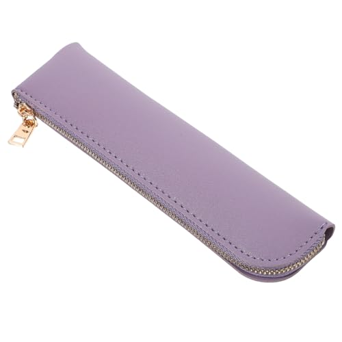 OSALADI Multi-funktionale Pu- Federmäppchen Großer Stiftschutz Stylische Stiftehalter Für Schule Kunst Und Büro Retro Design Und Praktische Aufbewahrungstasche von OSALADI
